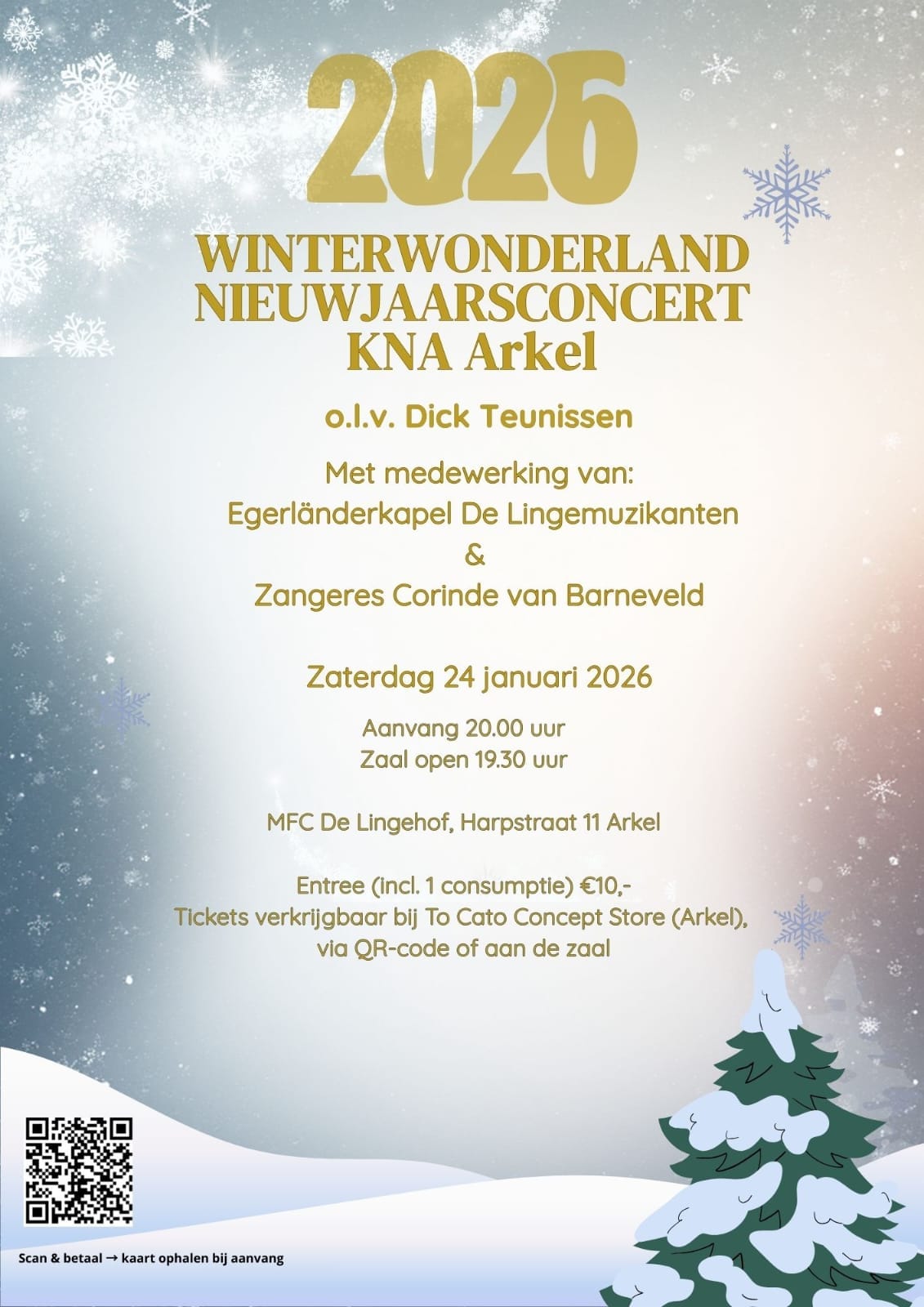 Zaterdag 24 januari 2026 Nieuwjaarsconcert