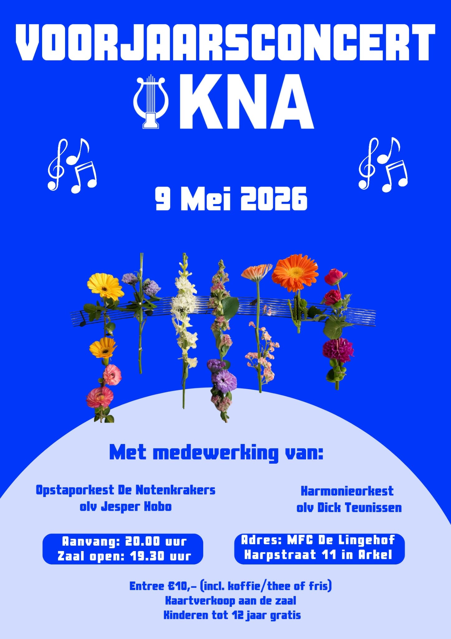 Zaterdag 9 mei 2026 Voorjaarsconcert