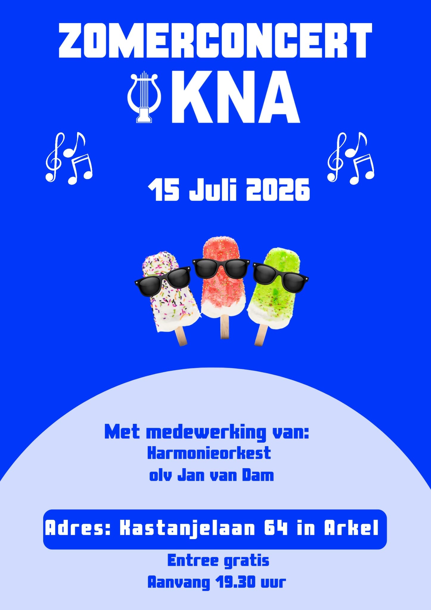 Woensdag 15 juli 2026 Zomerconcert