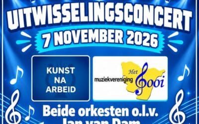 Save the date: zaterdagavond 7 november